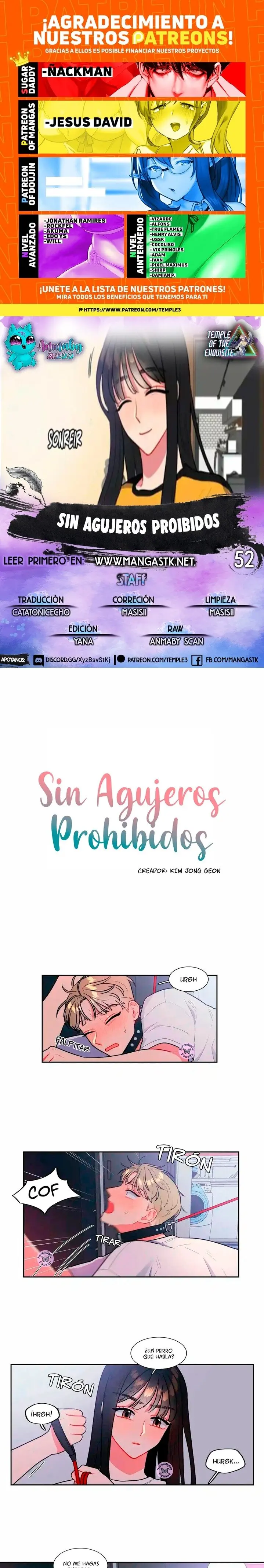 Sin Agujeros Prohibidos capítulo 52 página 1
