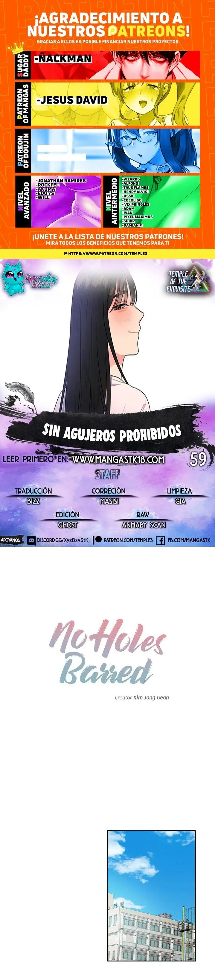 Sin Agujeros Prohibidos capítulo 59 página 1