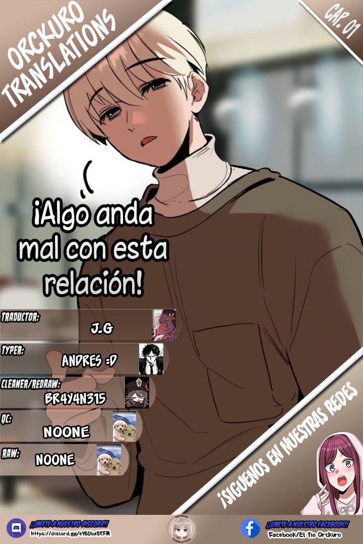 ¡Algo anda mal con esta relación! capítulo 1 página 1