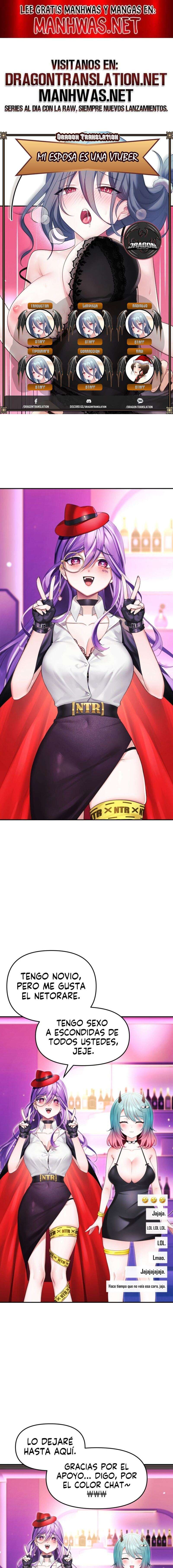 Mi esposa es una Vtuber capítulo 10 página 1