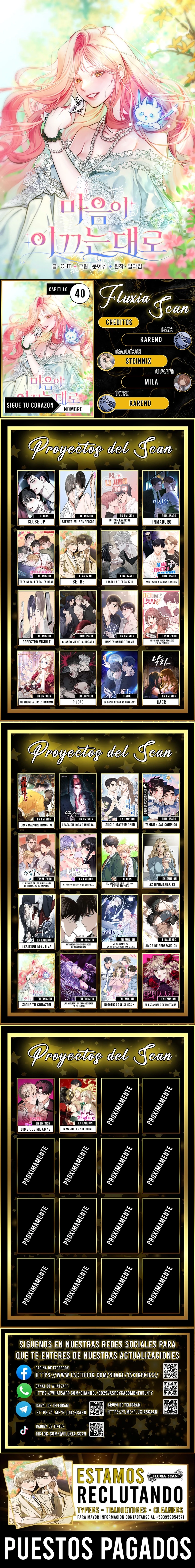 Sigue tu corazón capítulo 40 página 1