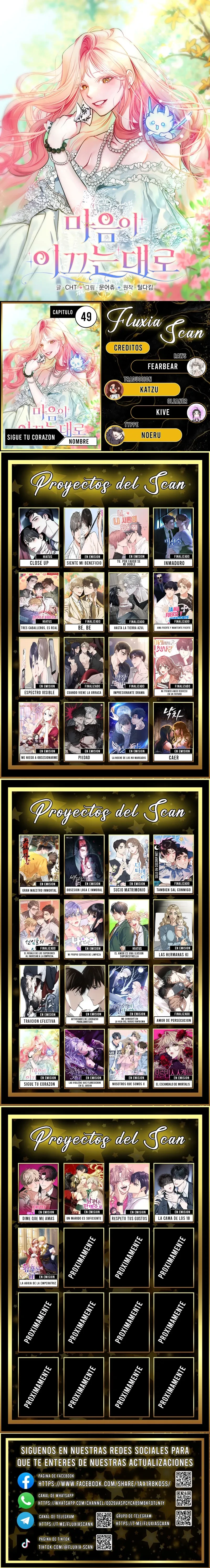 Sigue tu corazón capítulo 49 página 1