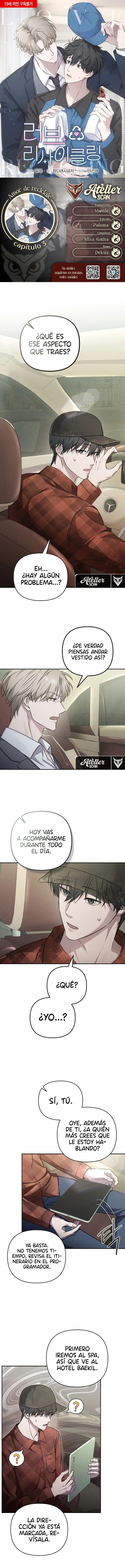Amor de reciclaje capítulo 3 página 1