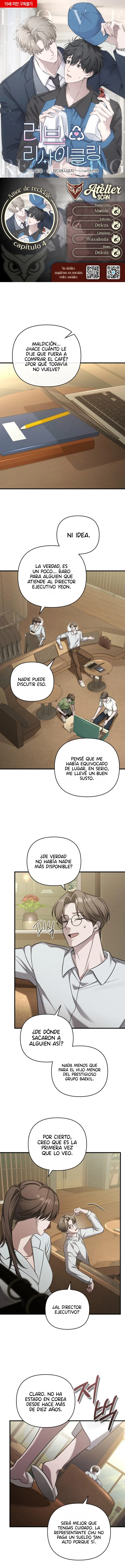 Amor de reciclaje capítulo 4 página 1