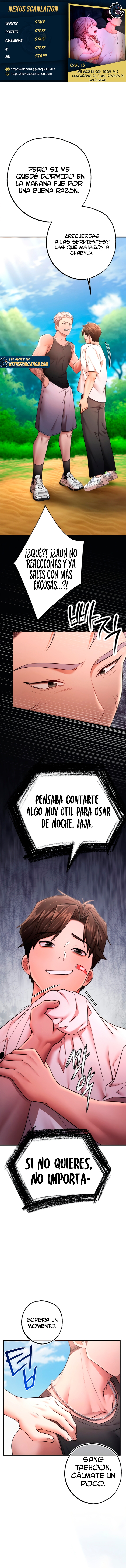 Me folle a todas mis compañeras de clase después de la graduación capítulo 13 página 1