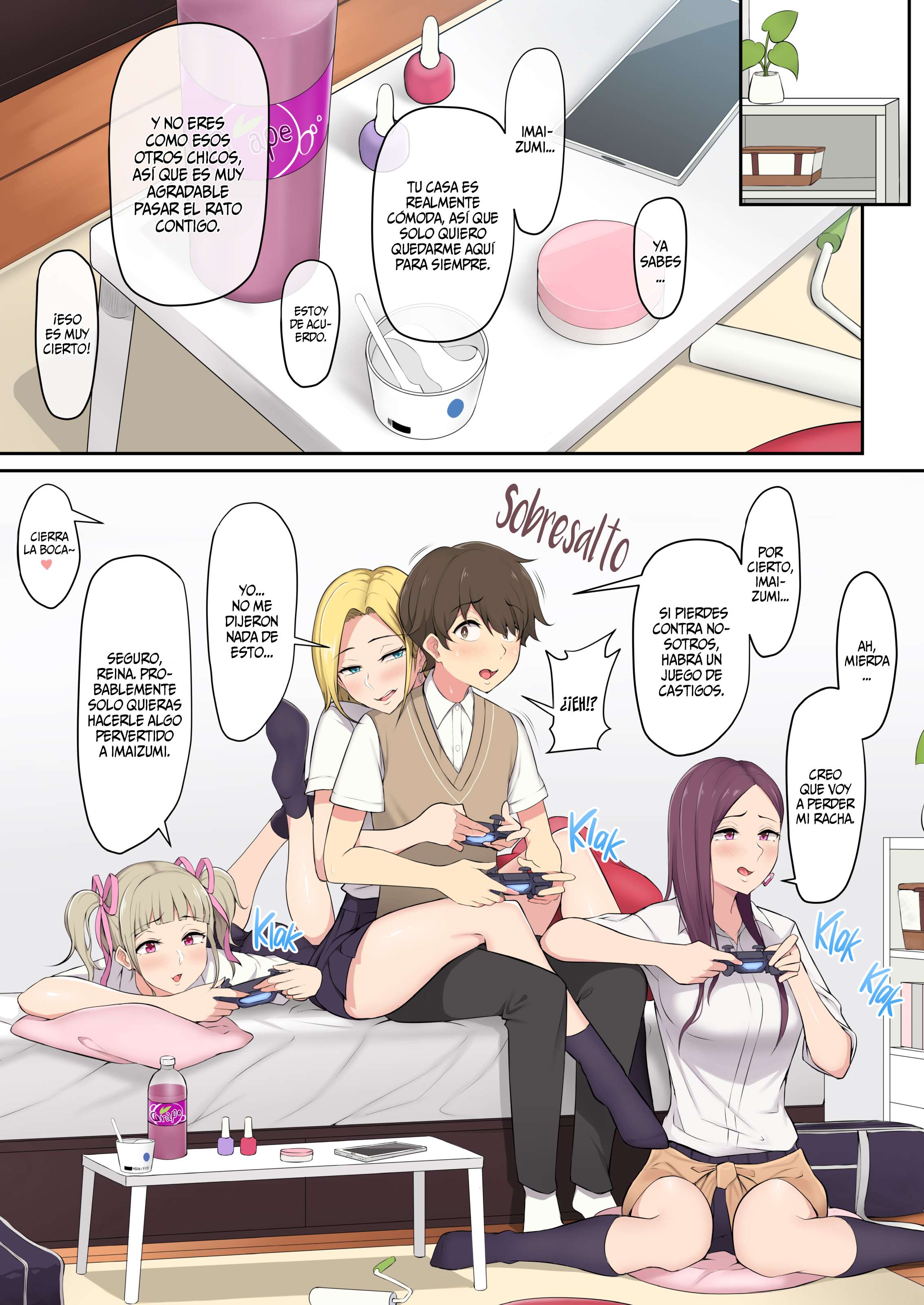 Imaizumin-chi wa Douyara Gal no Tamariba ni Natteru Rashii capítulo 1 página 5