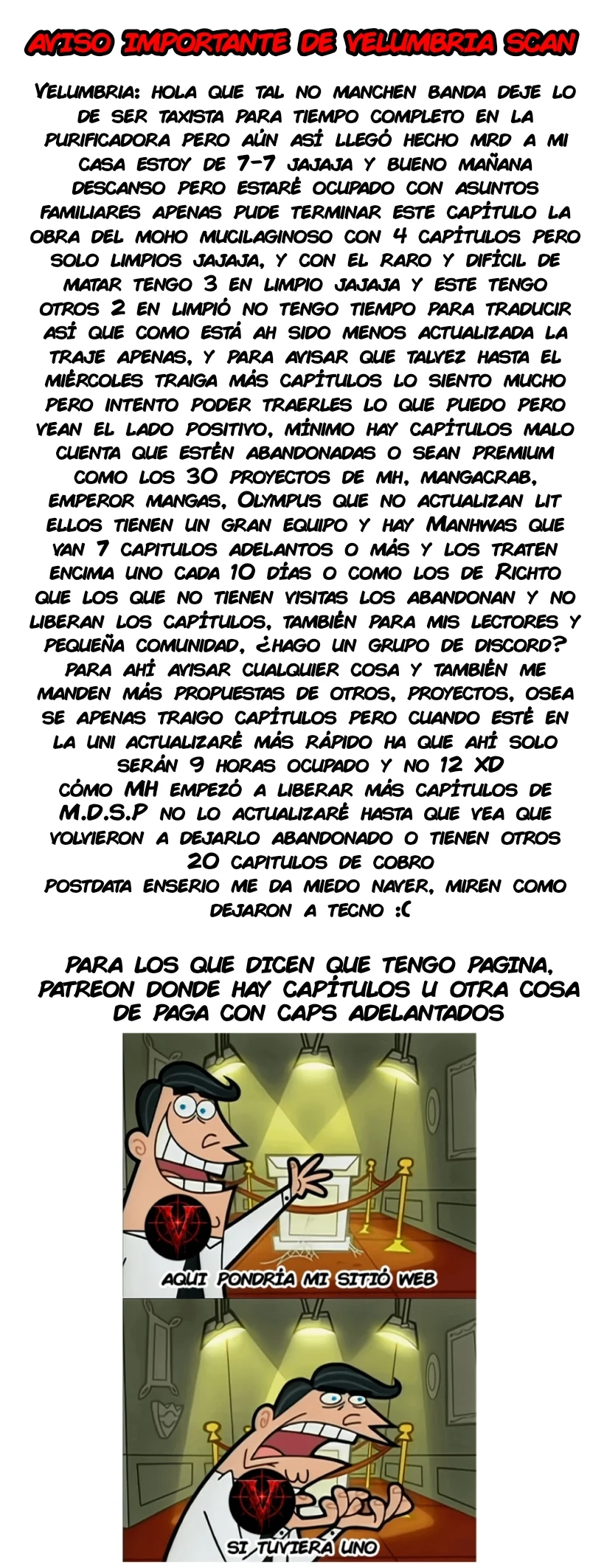 ¡Ídolo, tu imagen se ha derrumbado! capítulo 57 página 8
