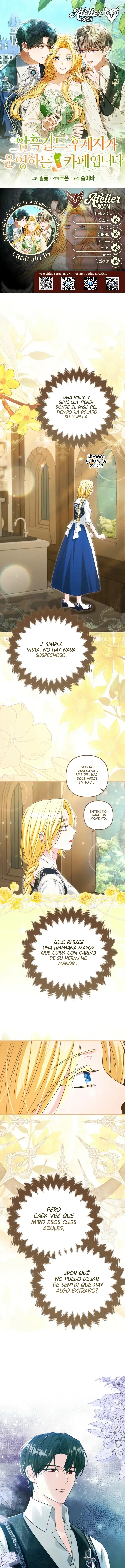 Bienvenidos al Café de la Sucesora del Gremio Oscuro capítulo 16 página 1