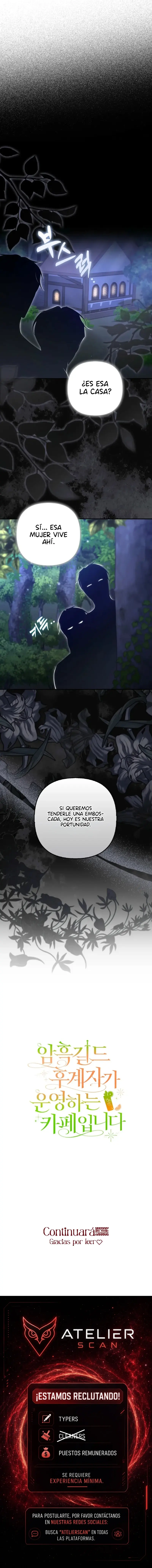 Bienvenidos al Café de la Sucesora del Gremio Oscuro capítulo 16 página 20