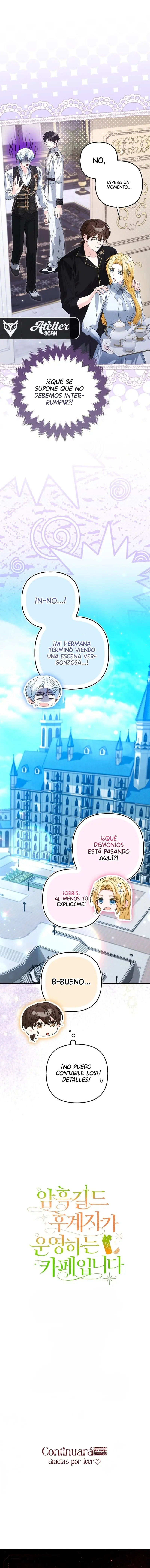 Bienvenidos al Café de la Sucesora del Gremio Oscuro capítulo 4 página 22