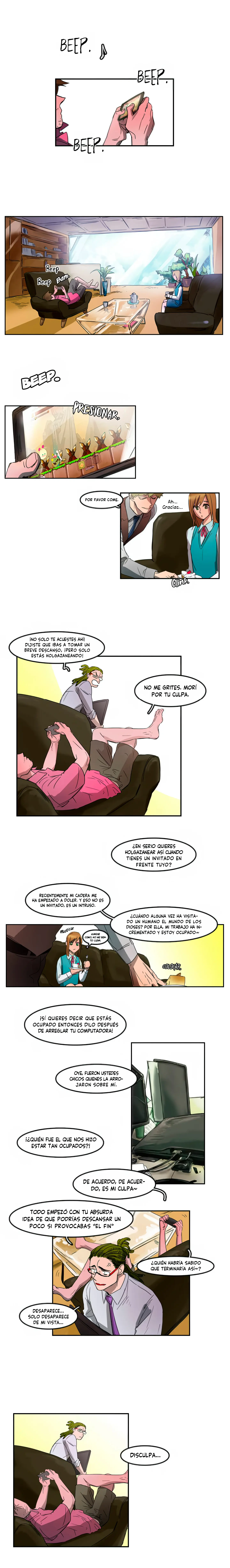 ¡Oh, Mi Dios! capítulo 3 página 9