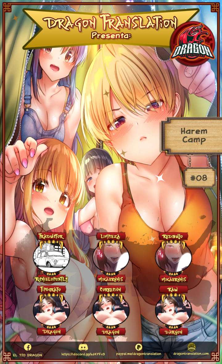 Campamento harem capítulo 8 página 1