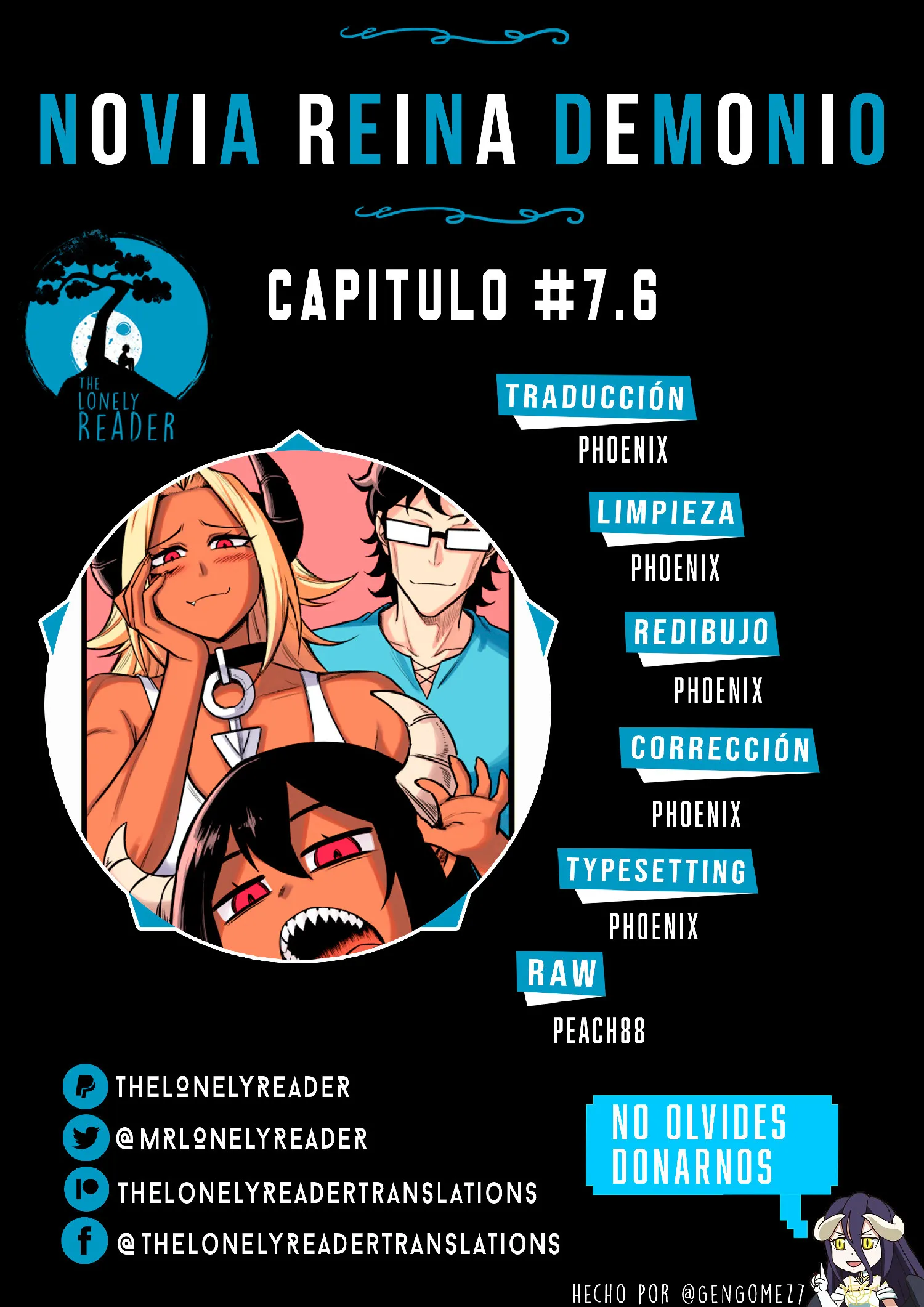 Novia Reina Demonio capítulo 7.6 página 1