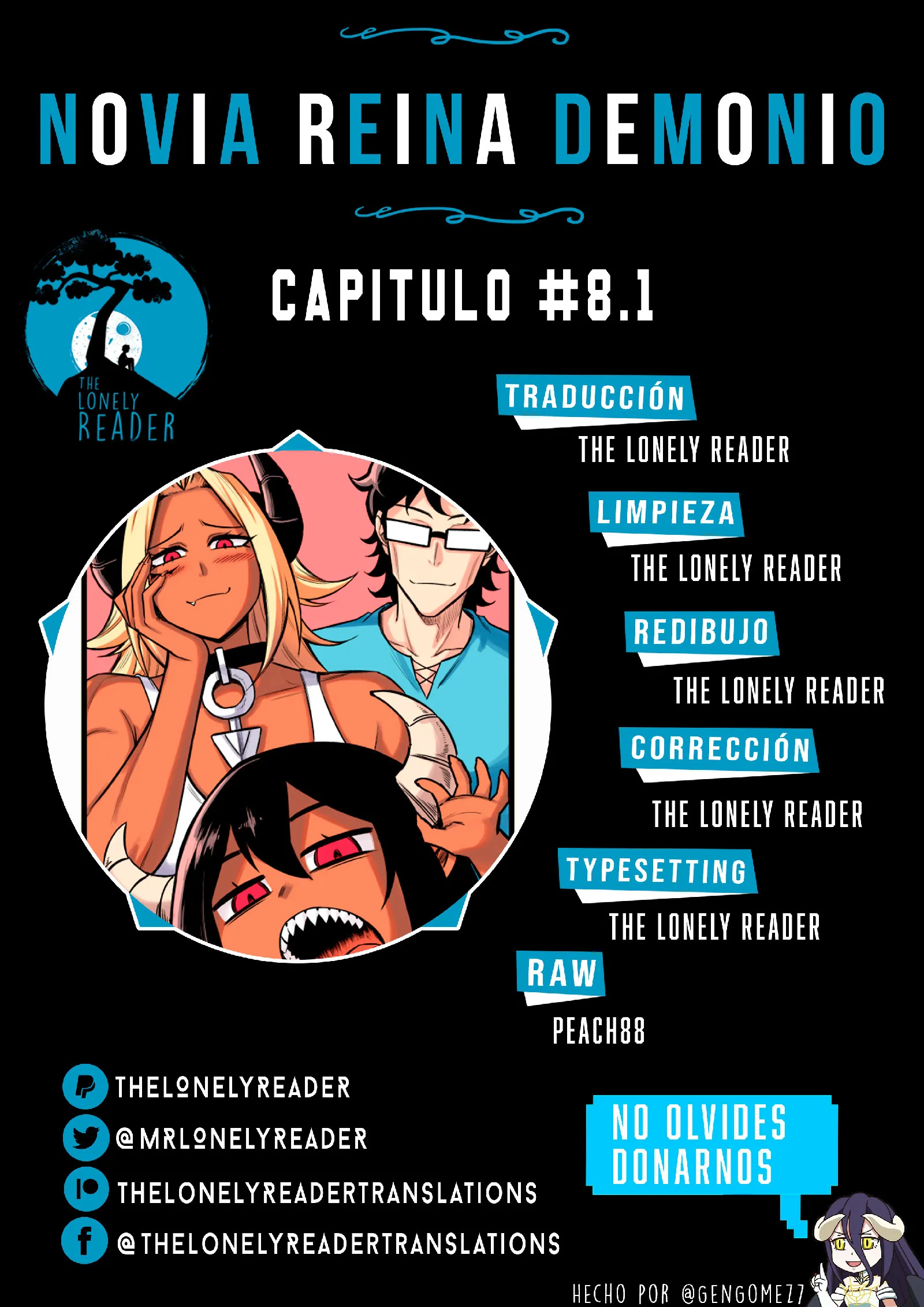 Novia Reina Demonio capítulo 8.1 página 1