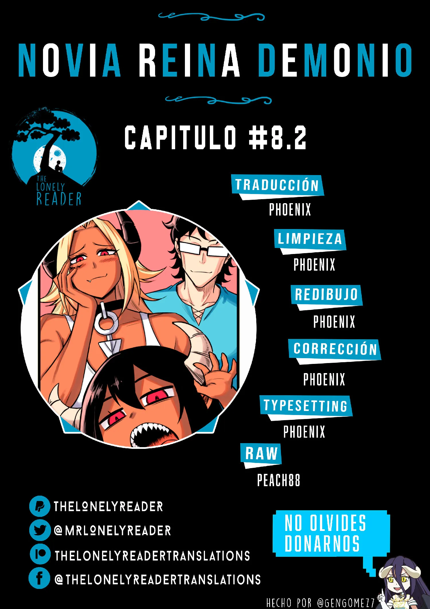 Novia Reina Demonio capítulo 8.2 página 1