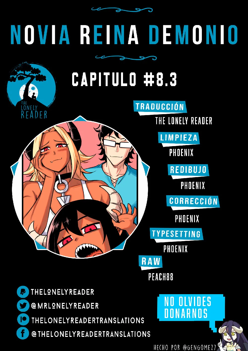 Novia Reina Demonio capítulo 8.3 página 1