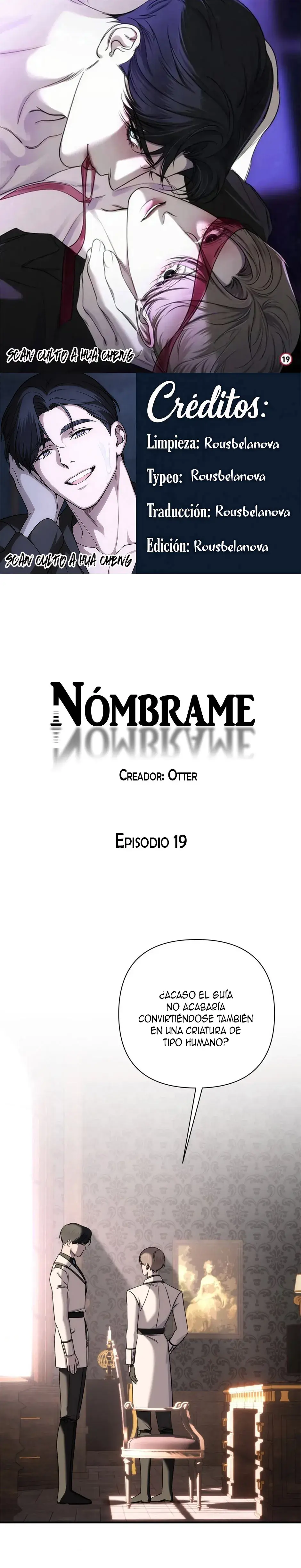 Nombrame capítulo 19 página 1