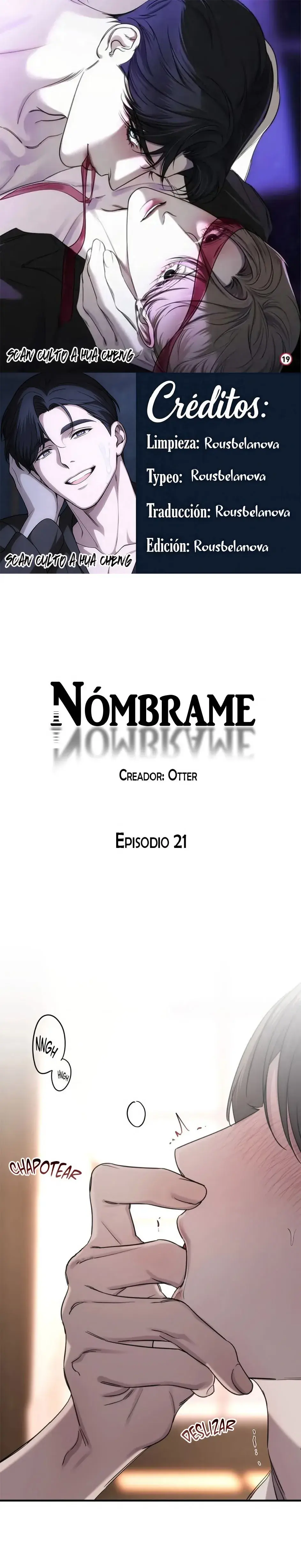 Nombrame capítulo 21 página 1