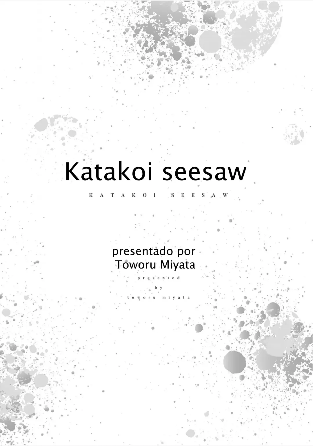 Katakoi Seesaw capítulo 1 página 7