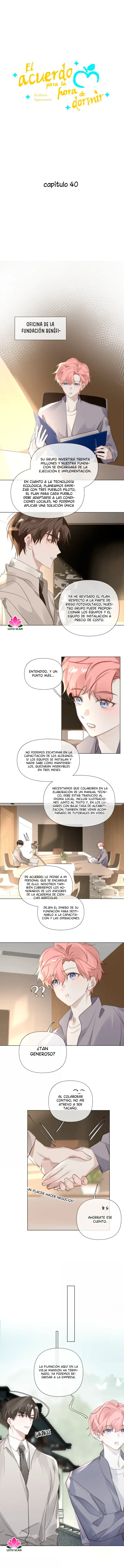 El acuerdo para la hora de dormir capítulo 40 página 2