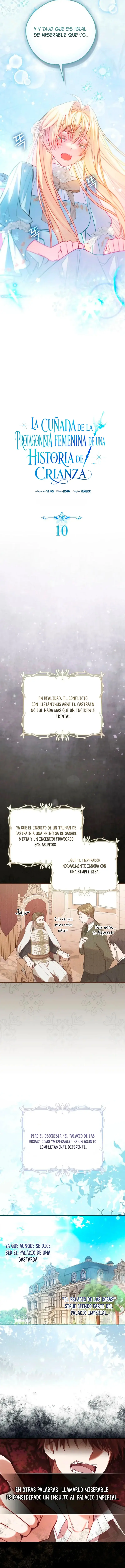 La cuñada de la protagonista femenina de una historia de crianza capítulo 10 página 9