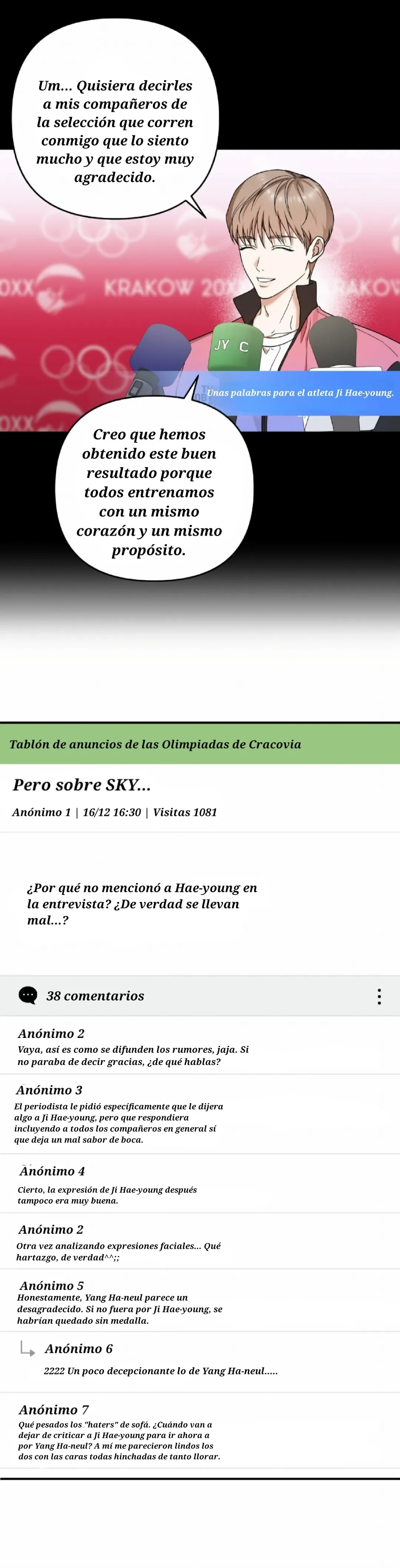 El día que cruza la línea capítulo 14 página 27