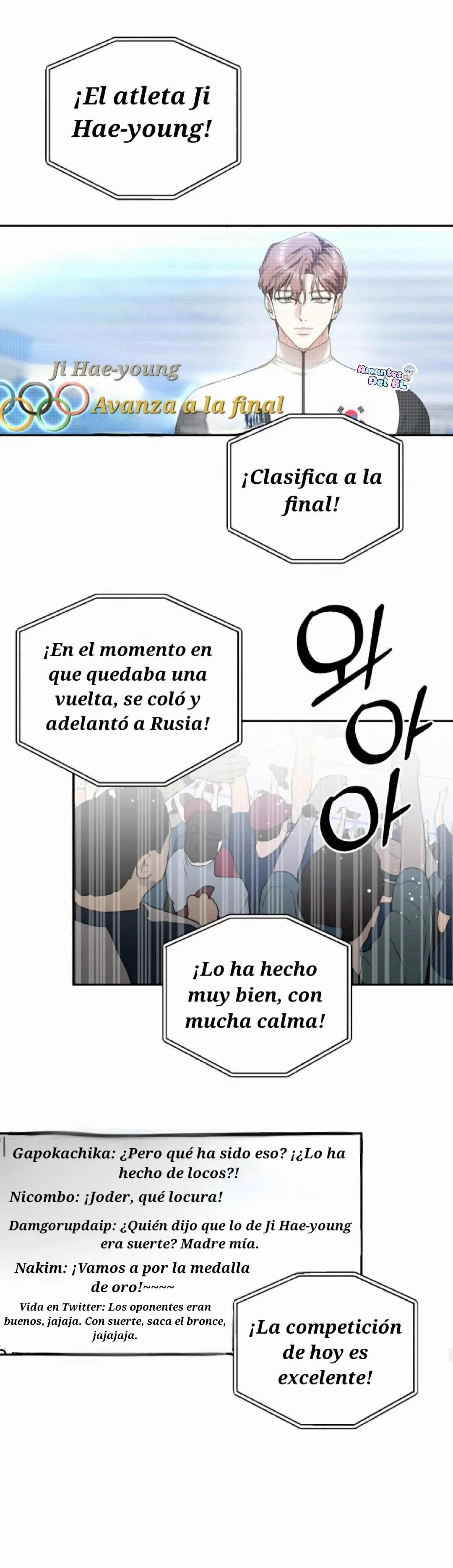 El día que cruza la línea capítulo 8 página 14