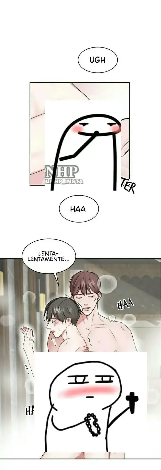 Hay amor en la sauna capítulo 2 página 14