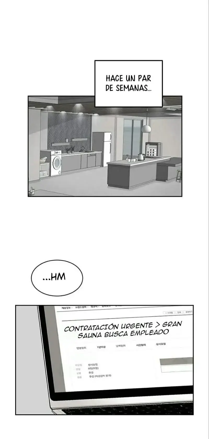 Hay amor en la sauna capítulo 2 página 37