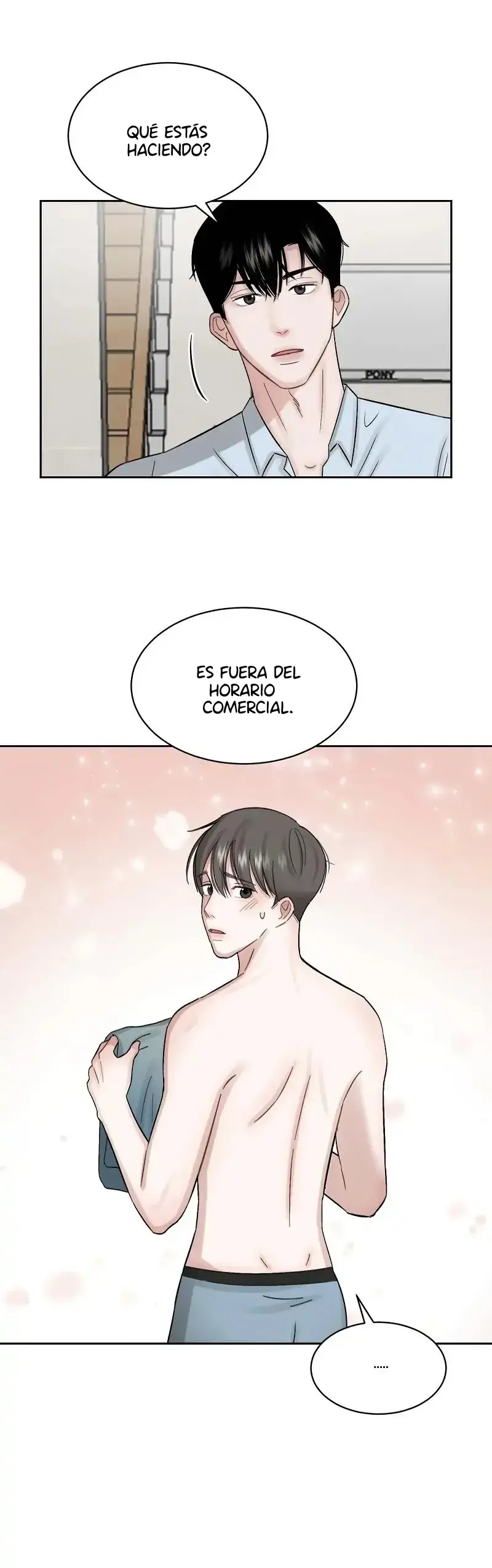 Hay amor en la sauna capítulo 3 página 20
