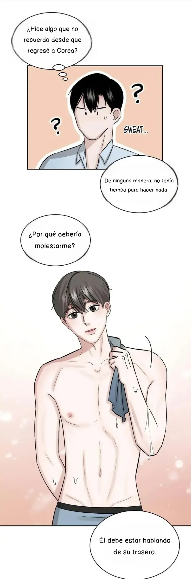 Hay amor en la sauna capítulo 4 página 5