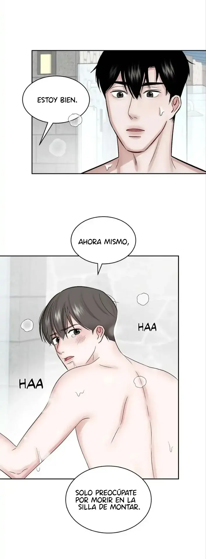 Hay amor en la sauna capítulo 5 página 18