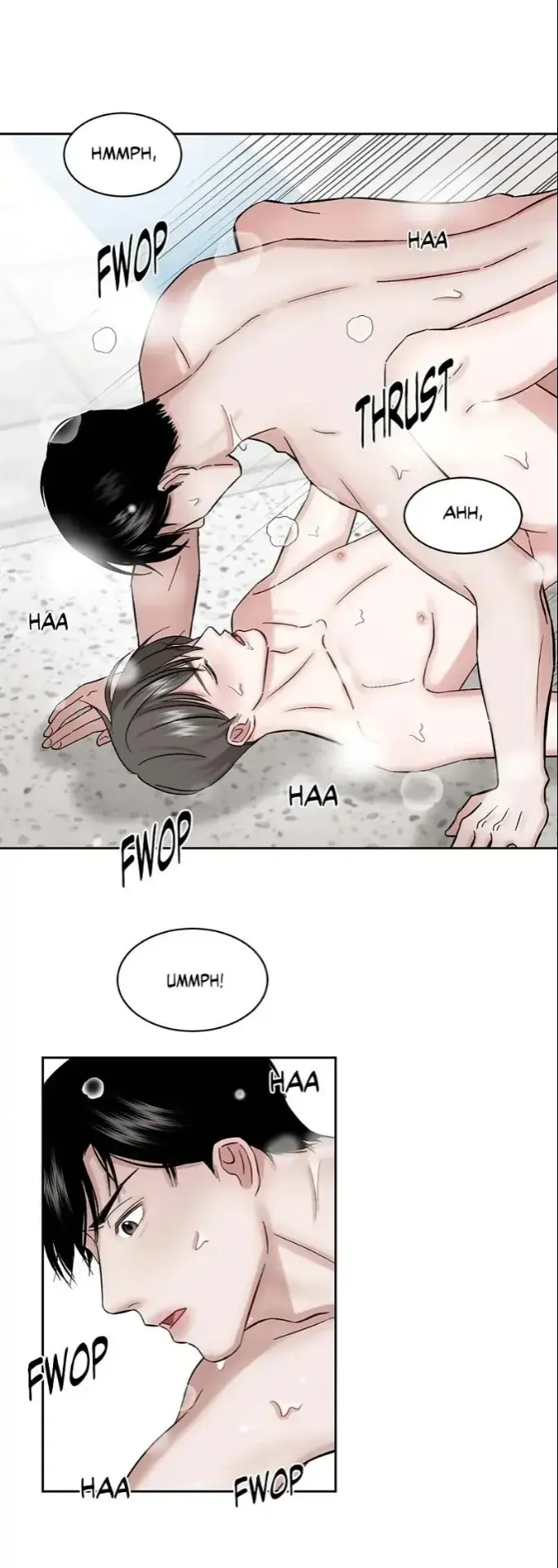 Hay amor en la sauna capítulo 5 página 28