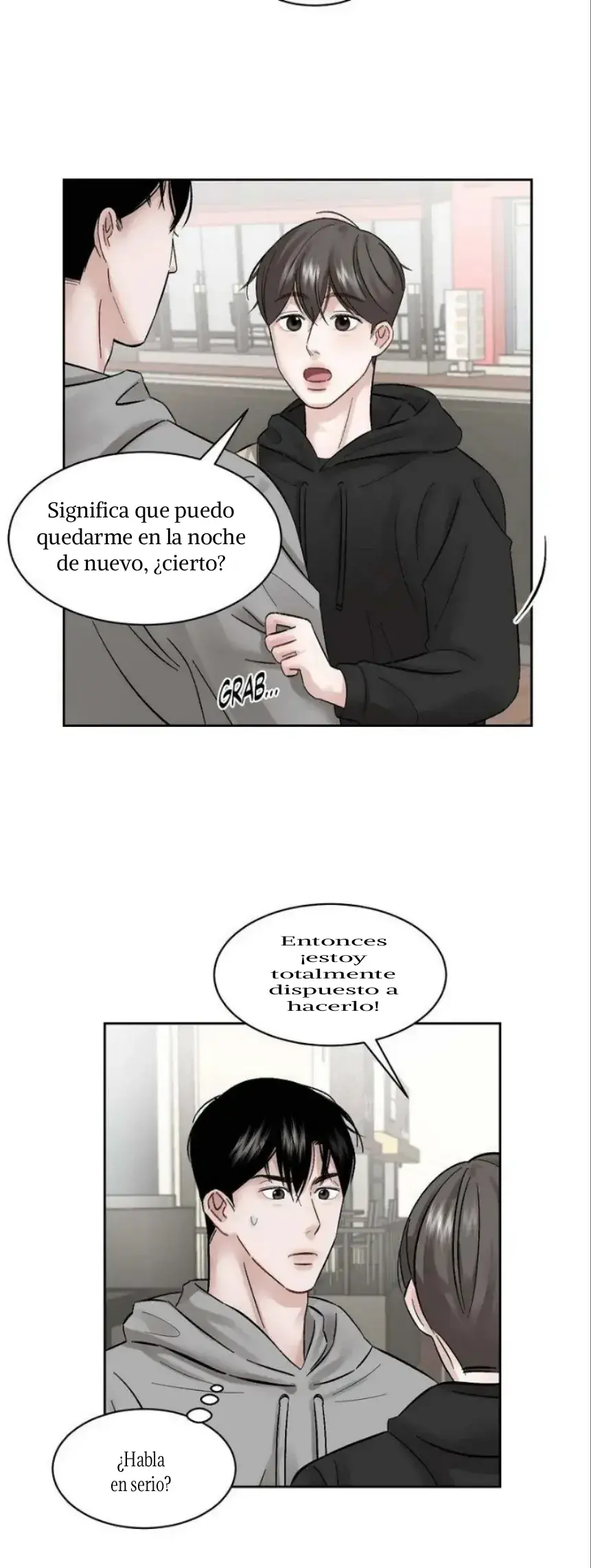 Hay amor en la sauna capítulo 8 página 6