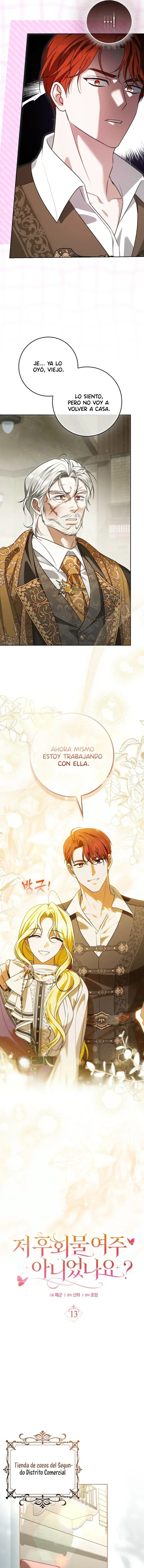 ¿Acaso no era yo la protagonista femenina de una novela sobre el arrepentimiento? capítulo 13 página 7