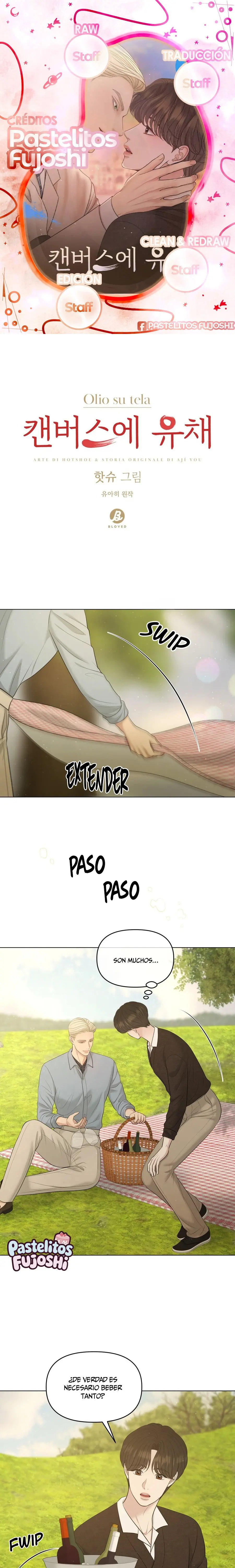oleo sobre el lienzo capítulo 56 página 1
