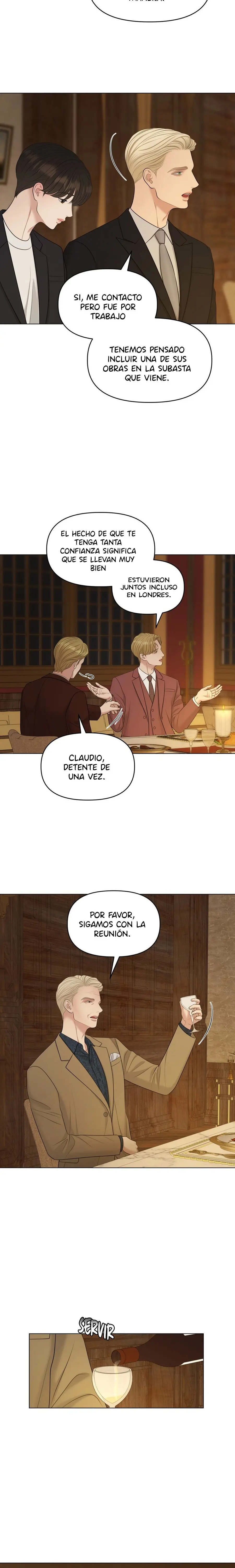 oleo sobre el lienzo capítulo 57 página 19
