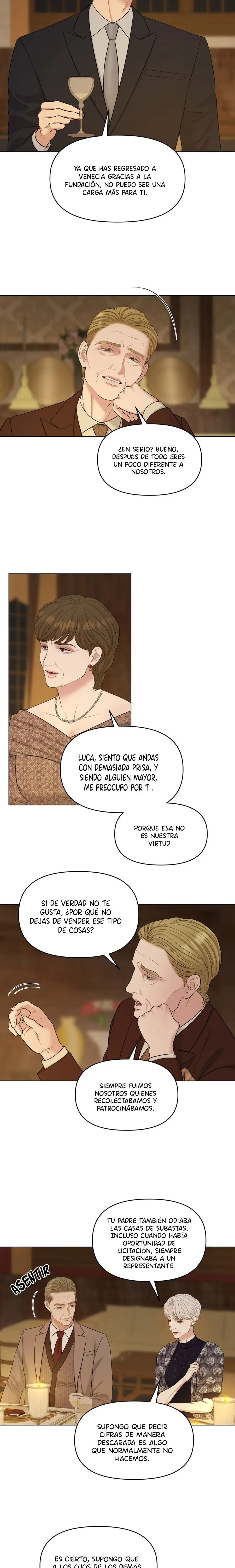 oleo sobre el lienzo capítulo 57 página 9