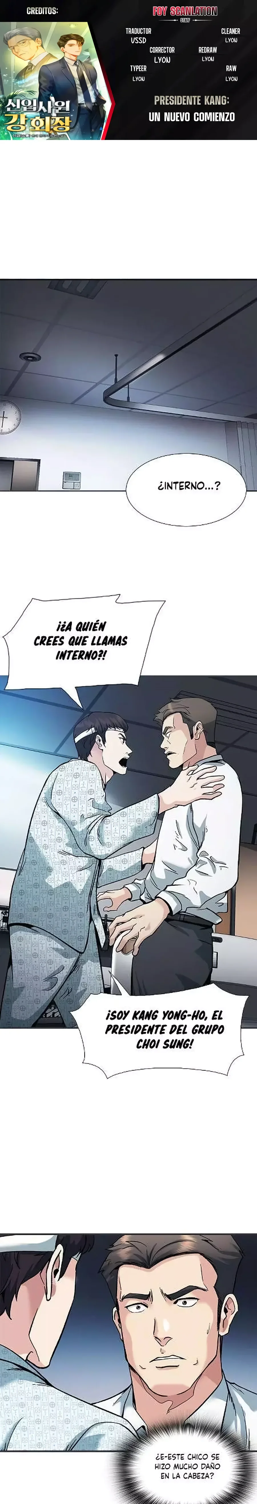 El Nuevo Empleado Presidente Kang capítulo 2 página 1