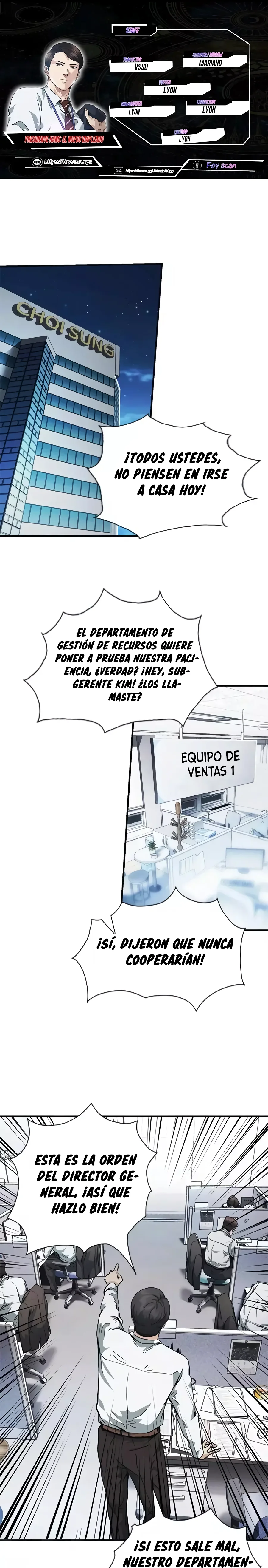 El Nuevo Empleado Presidente Kang capítulo 8 página 1