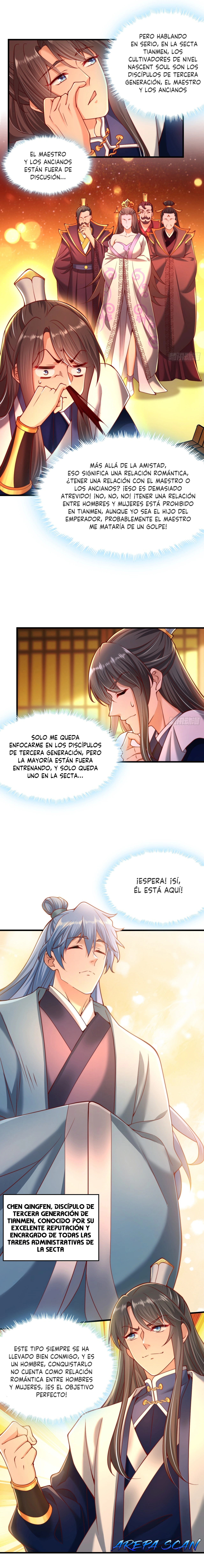 ¿Me volví invencible después de confesarme a la hermosa líder de la secta? capítulo 3 página 5