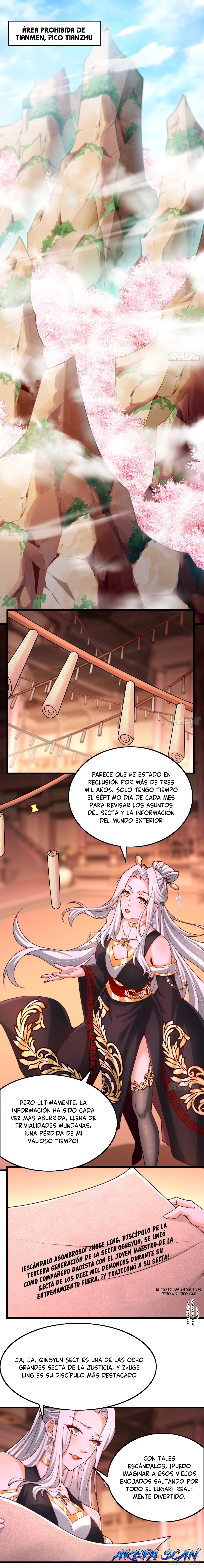 ¿Me volví invencible después de confesarme a la hermosa líder de la secta? capítulo 4 página 5
