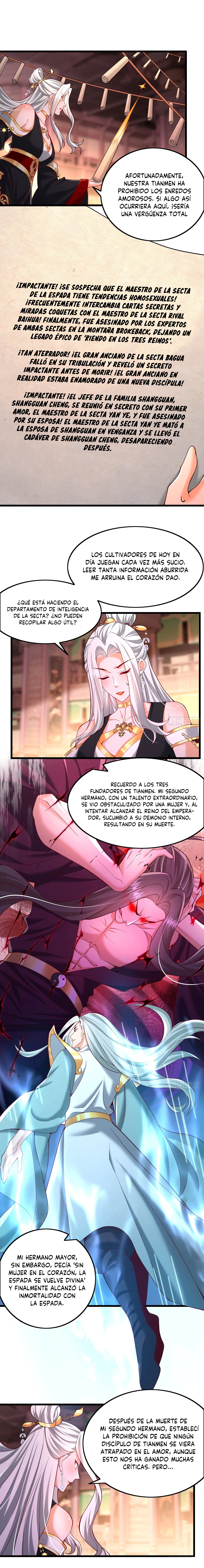 ¿Me volví invencible después de confesarme a la hermosa líder de la secta? capítulo 4 página 6