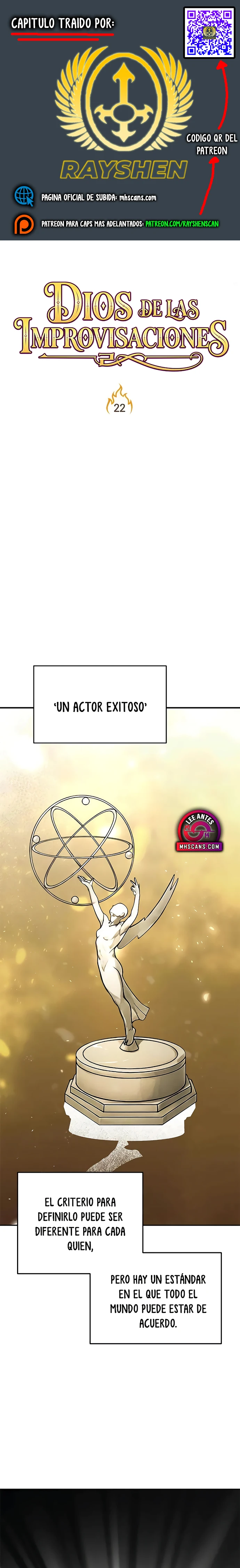 Dios de las Improvisaciones capítulo 22 página 1