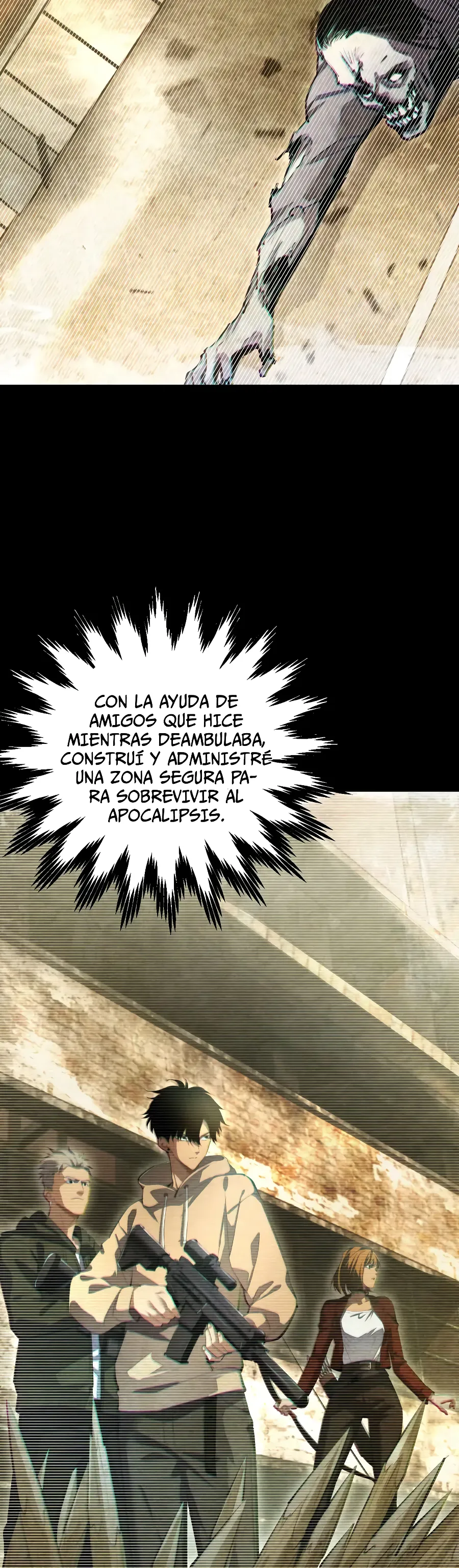 Renacimiento en el apocalipsis: Alcanzando la cima abriendo cajas capítulo 1 página 17