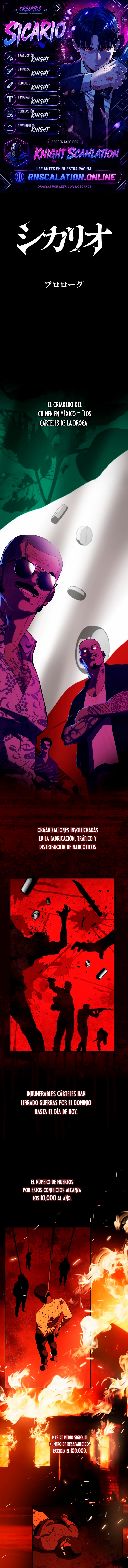 Sicario capítulo 0.1 página 1