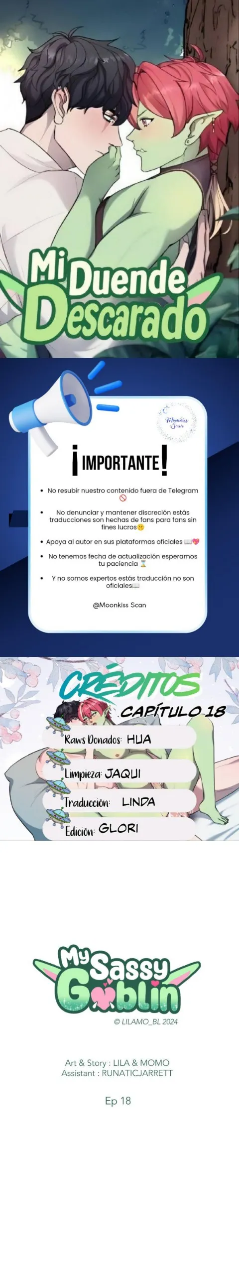 Mi duende descarado ( Sin censura) capítulo 18 página 1