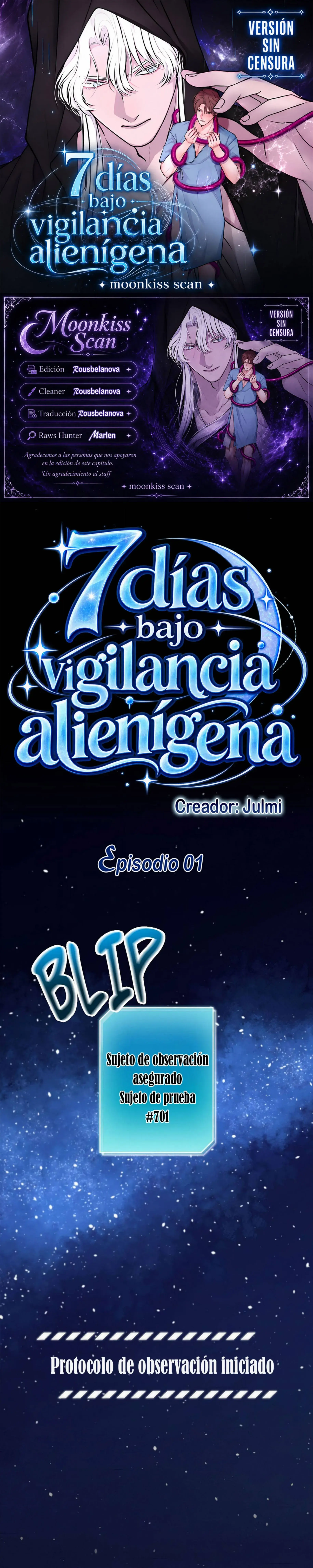 7 días bajo vigilancia alienígena | SIN CENSURA capítulo 1 página 1