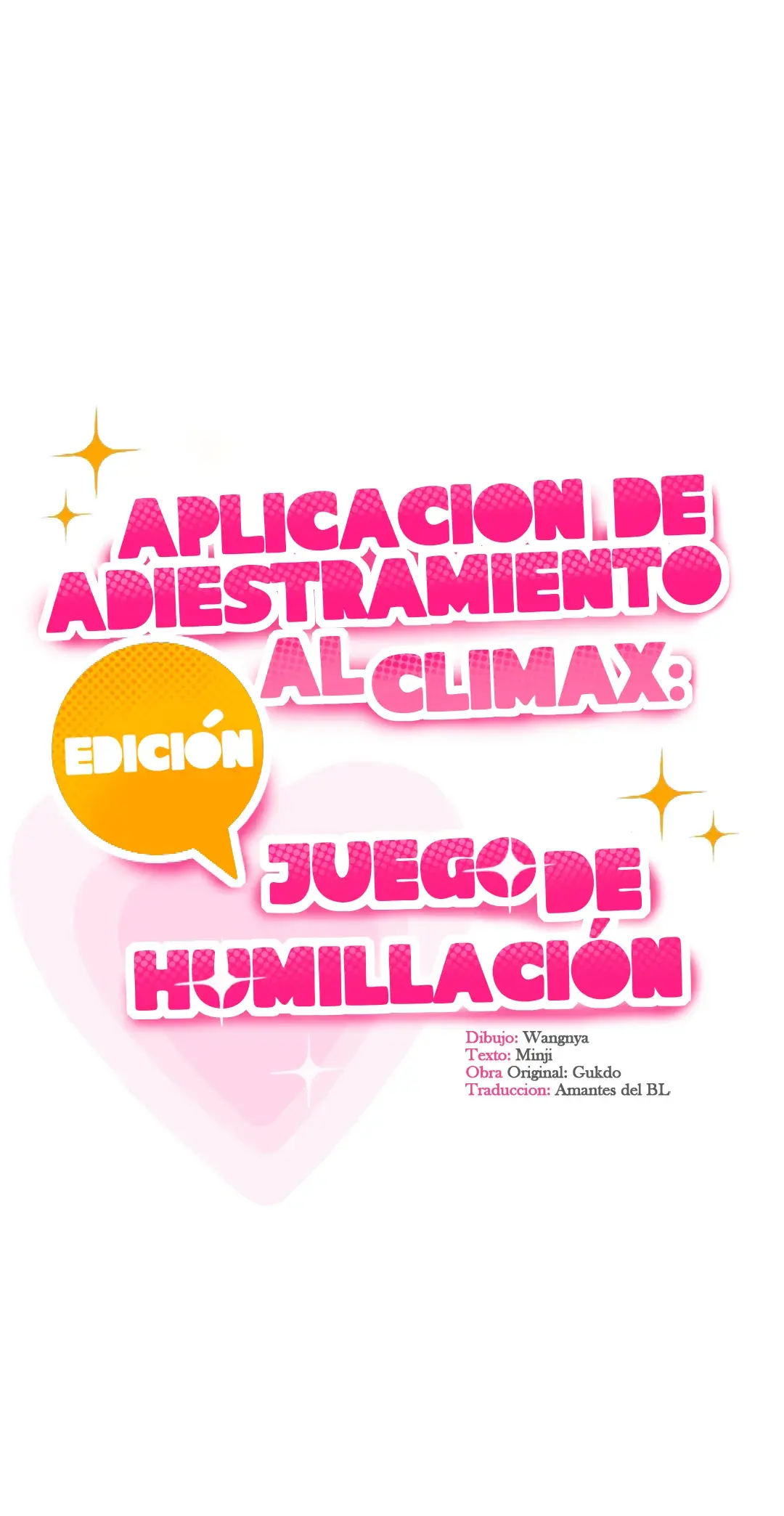 Aplicación de adiestramiento al clímax: Juego de humillación capítulo 1 página 20