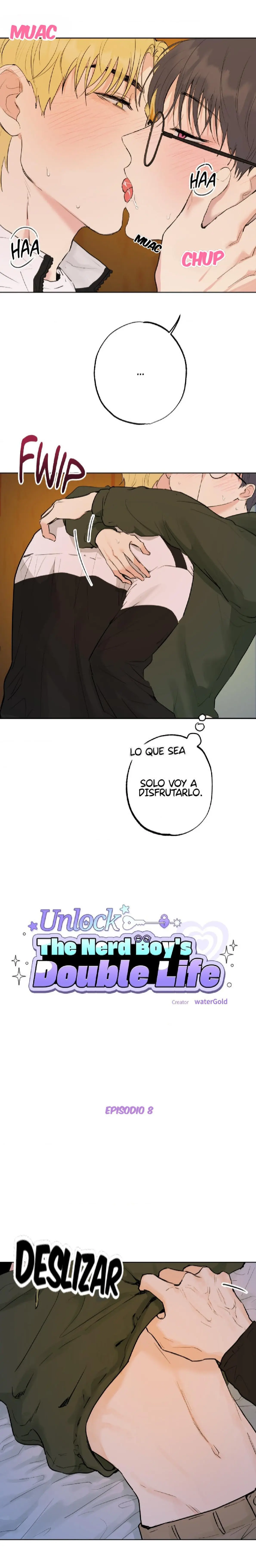La Doble Vida del Chico Nerd capítulo 8 página 4